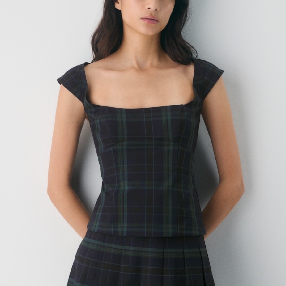 Aritzia Ambrosia Bustier - Sunday’s Best - NWT - Dark Green